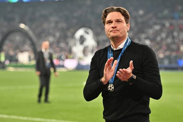 01 06 2024, xfux, football UEFA Champions League Final 2024, Borussia Dortmund Real Madrid, emspor, v l coach Edin Terzic Borussia Dortmund disappointed, looking disappointed, dissapointed thanking the fans DFL DFB REGULATIONS PROHIBIT ANY USE OF PHOTOGRAPHS as IMAGE SEQUENCES and or QUASI VIDEO London