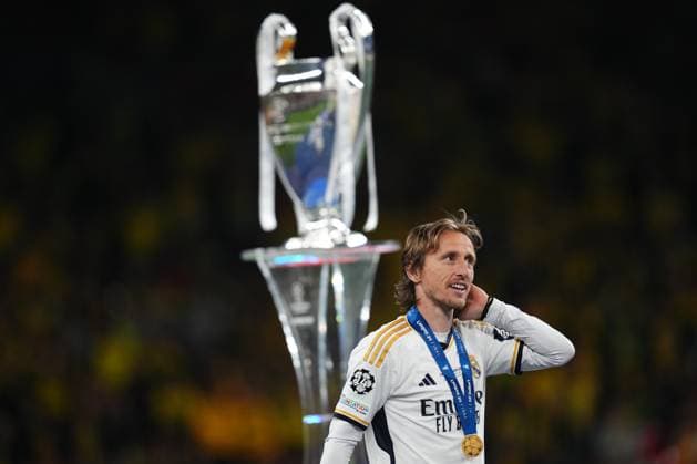 ENG: Borussia Dortmund v Real Madrid. UEFA Champions League 2023-2024. Final Luka Modric of Real Madrid during the UEFA Champions League Final match between Borussia Dortmund and Real Madrid played at Wembley Stadium on June 1, 2024 in London, England. kpng Copyright: xBaguxBlancox xPRESSINPHOTOx PS_240601_129