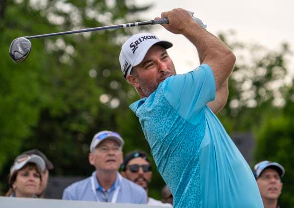 June 1, 2024, Hamilton, On, CANADA: Ryan Fox, of New Zealand, tees off on the 9th hole in the 3rd round of the Canadian Open in Hamilton on Saturday June 1, 2024. Canada News - June 1, 2024  - ZUMAc35_ 20240601_zaf_c35_118 Copyright: xFrankxGunnx