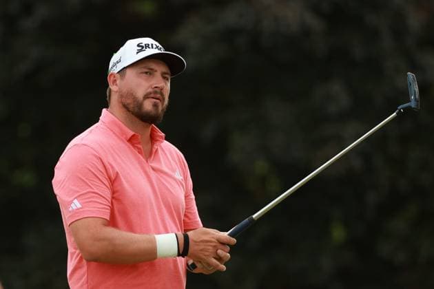 RBC Canadian Open Andrew Novak of the United State reacts to his putt on the 9th green during Day Three of the RBC Canadian Open at Hamilton Golf & Country Club, Ancaster, Ontario, Canada on Saturday, June 1, 2024. Ancaster Ontario United States  Copyright: xJorgexLemusx originalFilename:lemus-rbccanad240601_npkOQ.jpg