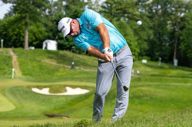 June 1, 2024, Hamilton, On, CANADA: Ryan Fox, of New Zealand, hits his approach out of the rough on the 8th hole in the 3rd round of the Canadian Open in Hamilton on Saturday June 1, 2024. Canada News - June 1, 2024  - ZUMAc35_ 20240601_zaf_c35_120 Copyright: xFrankxGunnx