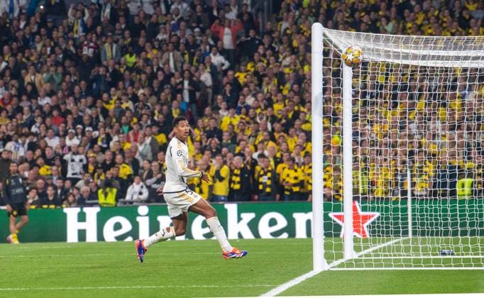 Football, Men, Season 2023 2024, Champions League Final , Borussia Dortmund Real Madrid, Jude Bellingham Real Madrid , 01 06 2024, Copyright: xSebastianxRäppold MatthiasxKochx