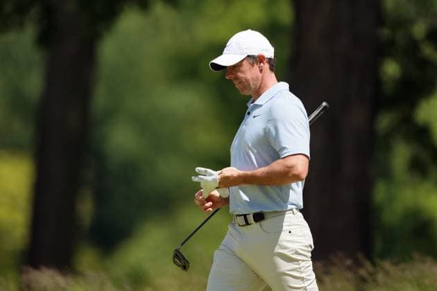 RBC Canadian Open Rory McIlroy of Northern Ireland walks on the 14th fairway during the third round of the RBC Canadian Open at Hamilton Golf & Country Club in Ancaster, Ontario, Canada, on Saturday, June 1, 2024. Ancaster Ontario United States  Copyright: xAmyxLemusx originalFilename:lemus-rbccanad240601_npDmc.jpg