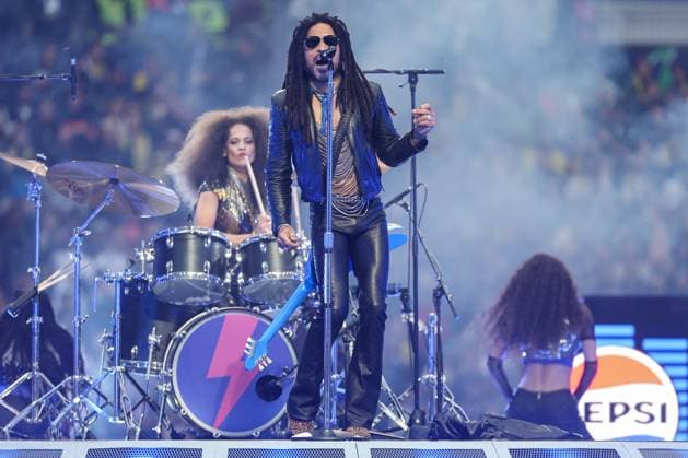 UEFA Champions League Final 2024 Borussia Dortmund Real Madrid on 01 06 2024 at Wembley Stadium in London Lenny Kravitz Show act MH