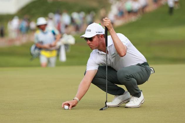 RBC Canadian Open Ben Griffin of the United State lines up his putt on the 18th green during Day Three of the RBC Canadian Open at Hamilton Golf & Country Club, Ancaster, Ontario, Canada on Saturday, June 1, 2024. Ancaster Ontario United States  Copyright: xJorgexLemusx originalFilename:lemus-rbccanad240601_nplBP.jpg