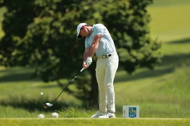 RBC Canadian Open Rory McIlroy of Northern Ireland tees off on the 15th hole during Day Three of the RBC Canadian Open at Hamilton Golf & Country Club, Ancaster, Ontario, Canada on Saturday, June 1, 2024. Ancaster Ontario United States  Copyright: xJorgexLemusx originalFilename:lemus-rbccanad240601_npMOJ.jpg