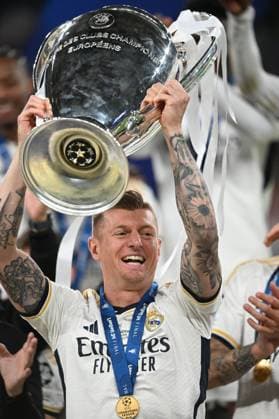 Toni Kroos (Real Madrid) during the UEFA Europa Champions League Final match between Borussia Dortmund 0-0 Real Madrid at Wembley Stadium on June 1, 2024 in London, UK. Noxthirdxpartyxsales  (255162845)
