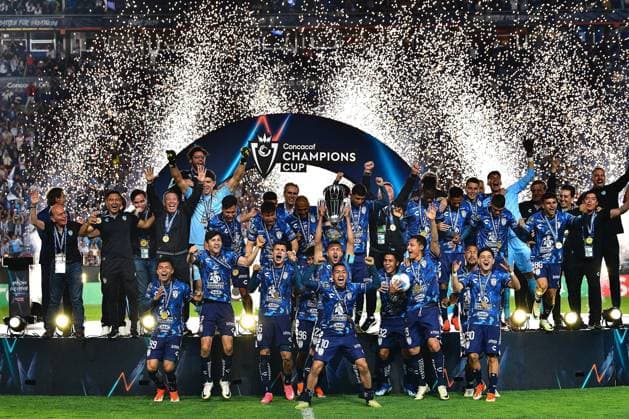 Bilder des Jahres 2024, Sport 06 Juni Sport Themen der Woche KW22 Sport Bilder des Tages RECORD DATE NOT STATED Concacaf Champions Cup 2024 Pachuca vs Columbus - Final Players of Pachuca Champions during the final leg match between Pachuca and Columbus Crew as part of the CONCACAF Champions Cup 2024, at Hidalgo Stadium on June 01, 2024 in Pachuca, Hidalgo, Mexico. PACHUCA HIDALGO MEXICO  Copyright: xAdrianxMaciasx 20240601233138_CCC_24_F_PACHUCA_CHAMPIONS349
