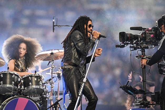 Football CHL FINALE 2023 2024 Final in London 01 06 2024 Borussia Dortmund Real Madrid Lenny Kravitz at the opening show act