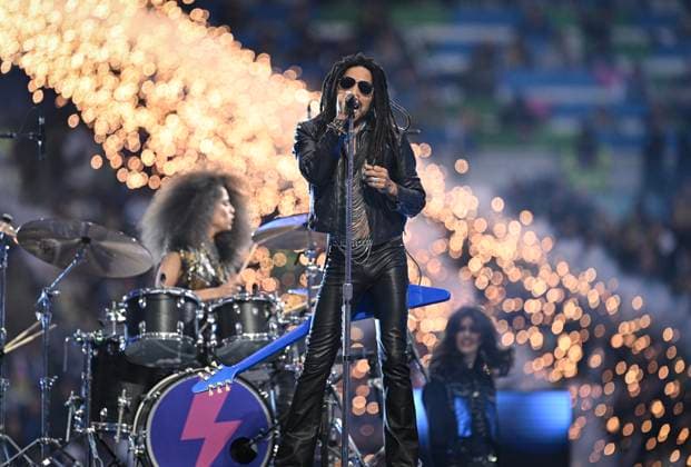 Football CHL FINALE 2023 2024 Final in London 01 06 2024 Borussia Dortmund Real Madrid Lenny Kravitz at the opening show act