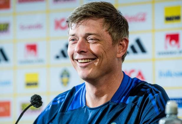 240602 Head coach Jon Dahl Tomasson of the Swedish national football team at a press conference on June 2, 2024 in Malmö Photo Christian Örnberg BILDBYRAN COP 166 CO0418 fotboll football soccer fotball landskamp presskonferens press conference sverige sweden sverige a bbeng  Copyright: CHRISTIANxÖRNBERG BB240602CO002
