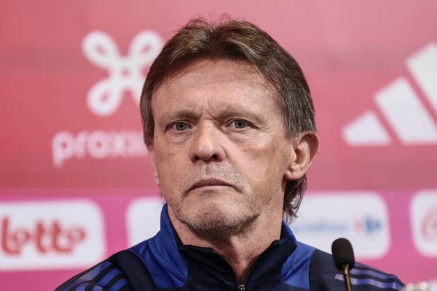 RBFA sports director Football Frank Vercauteren pictured during a press conference, PK, Pressekonferenz of the Belgian national soccer team Red Devils, at the Royal Belgian Football Association s training center in Tubize, Sunday 02 June 2024. The Red Devils are preparing for the Euro 2024 European Championships in Germany. BRUNOxFAHY  x93829026x