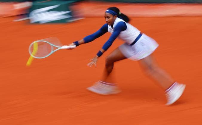 Coco Gauff races through the first set 6-1 against Elisabetta Cocciaretto French Open Tennis, Day 8, Tennis, Roland Garros, Paris, France - 02 June 2024  Copyright: xJavierxGarcia Shutterstockx 14519127n