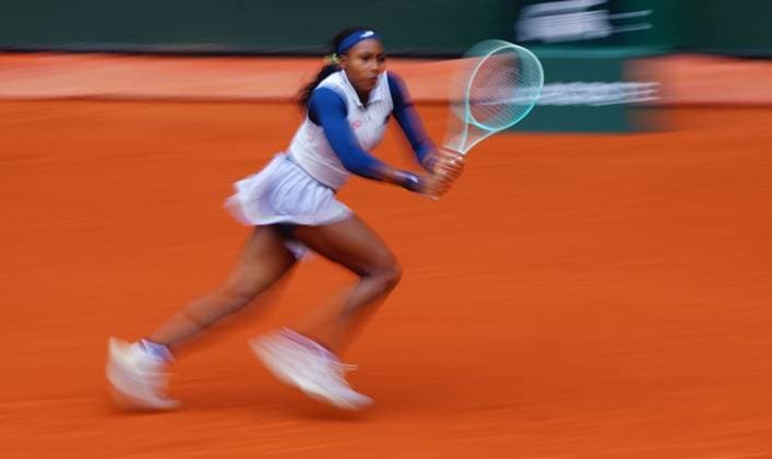 Coco Gauff races through the first set 6-1 against Elisabetta Cocciaretto French Open Tennis, Day 8, Tennis, Roland Garros, Paris, France - 02 June 2024  Copyright: xJavierxGarcia Shutterstockx 14519127o
