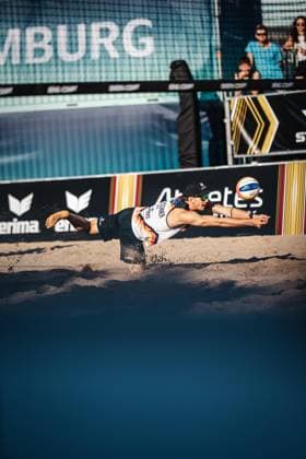 Beach Volleyball Men Queen and King of the Court Hamburg 01 06 2024 Lukas Pfretzschner Hamburg Active City Arena Heiligengeistf Hamburg Germany