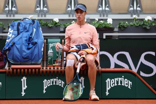 ROLAND GARROS 2024 Thierry Larret Maxppp. Tennis. Roland Garros 2024. Internationaux de France de tennis. Stade Roland Garros, Paris (75). Le 2 juin 2024. Court Suzanne Langlen : OLga DANILOVIC (SRB) vs Marketa VONDROUSSA (CZE) PARIS (75) STADE ROLAND GARROS PARIS ILE DE FRANCE FRANCE  Copyright: xThierryxLarret MAXPPPxThierryxLarretx TL_20240602_0011 0492781344st