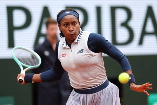 ROLAND GARROS 2024 Thierry Larret Maxppp. Tennis. Roland Garros 2024. Internationaux de France de tennis. Stade Roland Garros, Paris (75). Le 2 juin 2024. Court Philippe Chatrier : Coco GAUFF (USA) vs Elisabetta COCCIARET PARIS (75) STADE ROLAND GARROS PARIS ILE DE FRANCE FRANCE  Copyright: xThierryxLarret MAXPPPxThierryxLarretx TL_20240602_0126 0492784198st