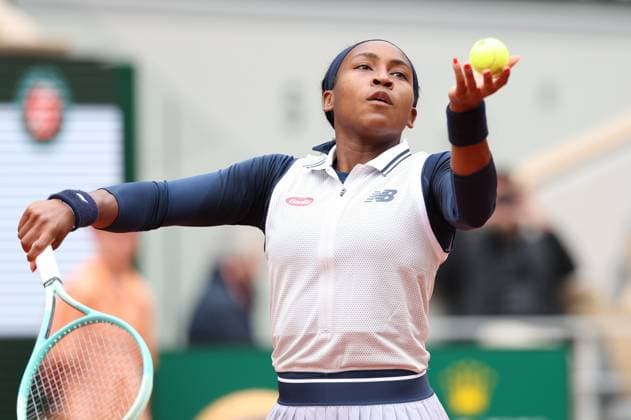ROLAND GARROS 2024 Thierry Larret Maxppp. Tennis. Roland Garros 2024. Internationaux de France de tennis. Stade Roland Garros, Paris (75). Le 2 juin 2024. Court Philippe Chatrier : Coco GAUFF (USA) vs Elisabetta COCCIARET PARIS (75) STADE ROLAND GARROS PARIS ILE DE FRANCE FRANCE  Copyright: xThierryxLarret MAXPPPxThierryxLarretx TL_20240602_0136 0492784225st