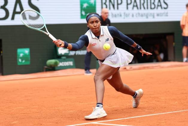 ROLAND GARROS 2024 Thierry Larret Maxppp. Tennis. Roland Garros 2024. Internationaux de France de tennis. Stade Roland Garros, Paris (75). Le 2 juin 2024. Court Philippe Chatrier : Coco GAUFF (USA) vs Elisabetta COCCIARET PARIS (75) STADE ROLAND GARROS PARIS ILE DE FRANCE FRANCE  Copyright: xThierryxLarret MAXPPPxThierryxLarretx TL_20240602_0141 0492784230st