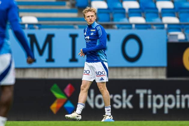 Eliteserien i fotball 2024 Molde Viking Molde 20240602 Moldes Mats Moller Daehli warms up for the Elite League football match between Molde and Viking at Aker Stadium Photo Marius Simensen NTB Molde Norway EDITORIAL USE ONLY RESTRICTED USE FOR BETTING COMPANIES  Copyright: xMariusxSimensenx xNTBx