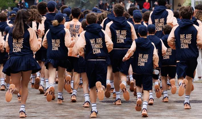 Ball boys and girls pictured at the Roland Garros French Open tennis tournament, in Paris, France, Sunday 02 June 2024. This year s tournament takes place from 26 May to 09 June. BENOITxDOPPAGNE  x93832320x