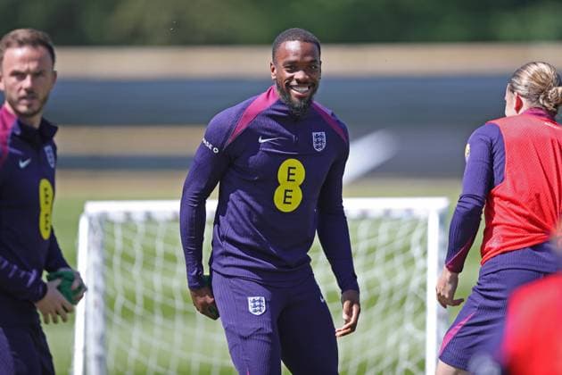 England Training & Media Conference England Forward Ivan Toney during the England Training & Media Conference at Rockliffe Hall, Darlington, England, United Kingdom on 2 June 2024 Editorial use only. All images are copyright Every Second Media Limited. No images may be reproduced without prior permission. Copyright: xIMAGO EveryxSecondxMediax ESM-1026-0015