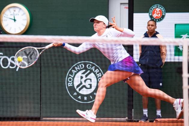 Iga ÅöwiÄÖtek (POL) TENNIS : Roland Garros 2024 - Paris - 02 06 2024 BaptisteAutissier Panoramic 