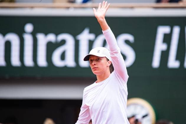 Iga ÅöwiÄÖtek (POL) TENNIS : Roland Garros 2024 - Paris - 02 06 2024 BaptisteAutissier Panoramic 