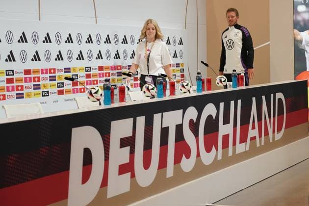 National coach Julian Nagelsmann Germany Germany comes to the press conference Herzo Base 02 06 2024 Press conference Germany, Home Ground World of Adidas, Herzogenaurach