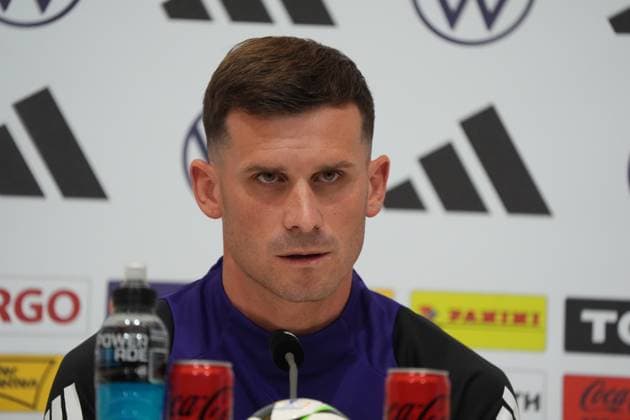 Pascal Groß Germany Germany Herzo Base 02 06 2024 Press conference Germany, Home Ground World of Adidas, Herzogenaurach