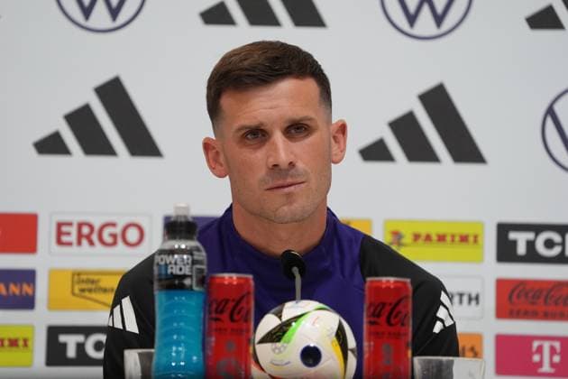 Pascal Groß Germany Germany Herzo Base 02 06 2024 Press conference Germany, Home Ground World of Adidas, Herzogenaurach
