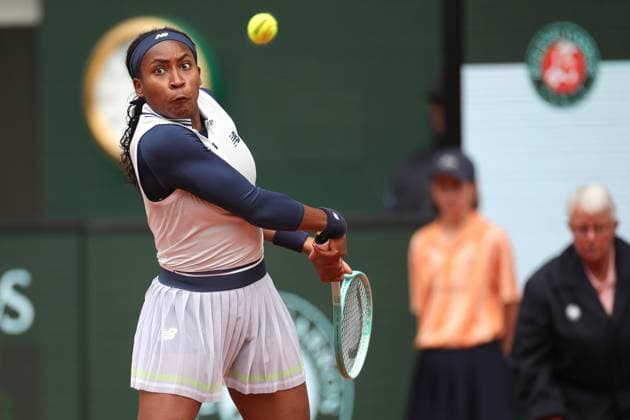 2nd June 2024; Roland Garros, Paris, France; 2024 French Open Tennis tournament, Day 8; Coco Gauff in action during her win against Elisabetta Cocciaretto (Ita)  ActionPlus12650134 JonxBromley