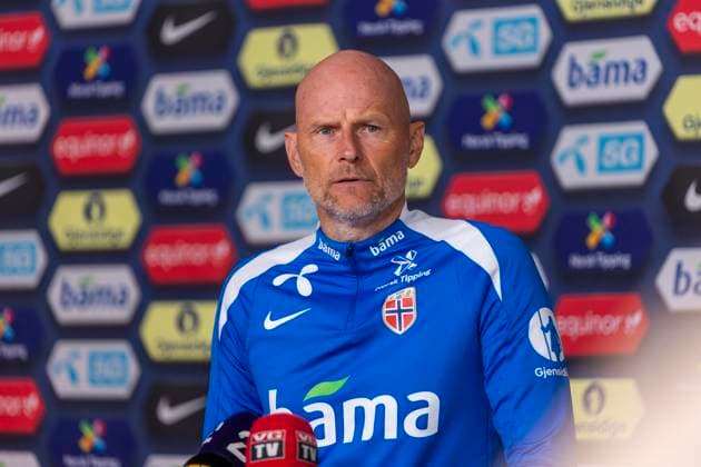 A national football team Oslo 20240602 National team manager Stale Solbakken during the press conference for the mens national teams training at Ullevaal Stadium on Sunday ahead of the private international matches against Kosovo and Denmark Photo Frederik Ringnes NTB Oslo Norway EDITORIAL USE ONLY RESTRICTED USE FOR BETTING COMPANIES  Copyright: xFrederikxRingnesx xNTBx