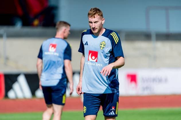 240602 Dejan Kulusevski of Sweden of Sweden during a training session on June 2, 2024 in Malmö Photo Christian Örnberg BILDBYRAN COP 166 CO0420 fotboll football soccer fotball landskamp träning practice training sverige sweden sverige a bbeng  Copyright: CHRISTIANxÖRNBERG BB240602CO026