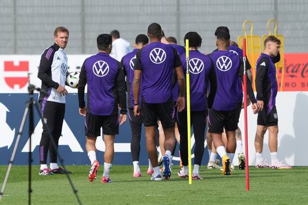 National coach Julian Nagelsmann Germany Germany Herzo Base 02 06 2024 Training Germany, Home Ground World of Adidas, Herzogenaurach