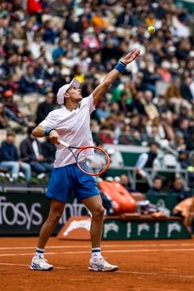 TENNIS - French Open 2024 PARIS,FRANCE,02.JUN.24 - TENNIS - ATP, Tennis Herren World Tour, French Open, Roland Garros, Grand Slam. Image shows Matteo Arnaldi (ITA).  GEPAxpictures xPatrickxSteiner