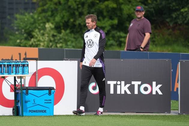 National coach Julian Nagelsmann Germany Germany Herzo Base 02 06 2024 Training Germany, Home Ground World of Adidas, Herzogenaurach