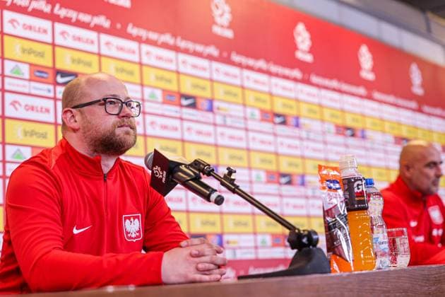02.06.2024 WARSZAWA, STADION PGE NARODOWY PILKA NOZNA (FOOTBALL) ZGRUPOWANIE REPREZENTACJI POLSKI PRZED MISTRZOSTWAMI EUROPY - EURO 2024 ( UEFA EURO, EM, Europameisterschaft,Fussball 2024 POLISH national team, Nationalteam TRAINING CAMP ) KONFERENCJA PRASOWA I TRENING REPREZENTACJI POLSKI NZ EMIL KOPANSKI - RZECZNIK PRASOWY REPREZENTACJI POLSKI FOTO LUKASZ GROCHALA CYFRASPORT NEWSPIX.PL --- Newspix.pl  20240602CSLG0012