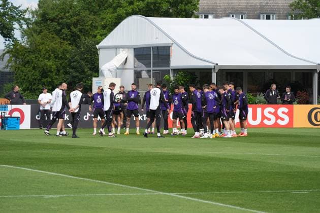 Address by national coach Julian Nagelsmann Germany Germany to the team Herzo Base 02 06 2024 Training Germany, Home Ground World of Adidas, Herzogenaurach