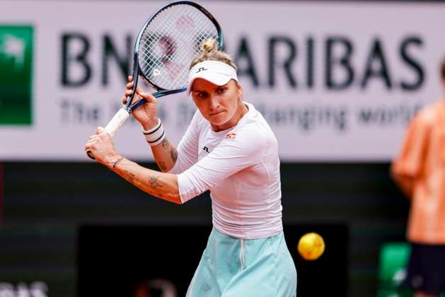 TENNIS - French Open 2024 PARIS,FRANCE,02.JUN.24 - TENNIS - WTA, Tennis Damen Tour, French Open, Roland Garros, Grand Slam. Image shows Marketa Vondrousova (CZE).  GEPAxpictures xPatrickxSteiner