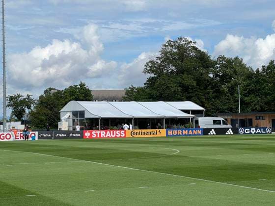 Fitness tent at the training ground at Home Ground Herzo Base 02 06 2024 Training Germany, Home Ground World of Adidas, Herzogenaurach
