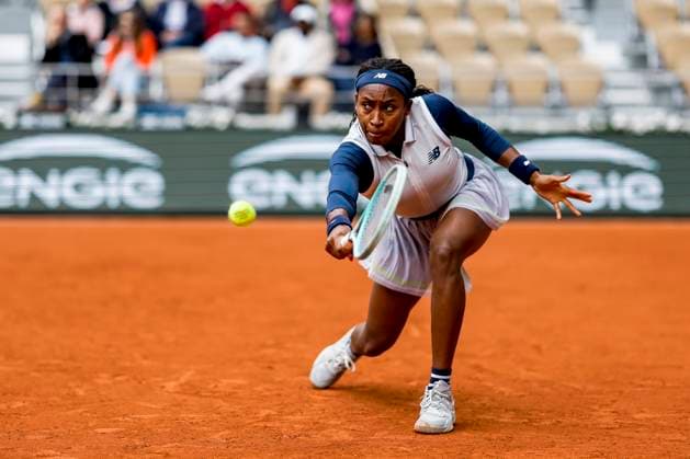 TENNIS - French Open 2024 PARIS,FRANCE,02.JUN.24 - TENNIS - WTA, Tennis Damen Tour, French Open, Roland Garros, Grand Slam. Image shows Coco Gauff (USA).  GEPAxpictures xPatrickxSteiner