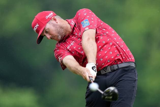 June 2, 2024, Hamilton, On, CANADA: Taylor Pendrith, of Richmond Hill, Ont., tees off during the final round of the Canadian Open in Hamilton, Ont., Sunday, June 2, 2024. Canada News - June 2, 2024  - ZUMAc35_ 20240602_zaf_c35_003 Copyright: xNathanxDenettex