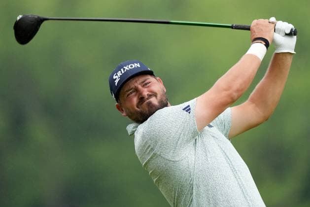 June 2, 2024, Hamilton, On, CANADA: Andrew Novak, of Sea Island, GA, tees off on the fourth hole during the final round of the Canadian Open in Hamilton, Ont., Sunday, June 2, 2024. Canada News - June 2, 2024  - ZUMAc35_ 20240602_zaf_c35_008 Copyright: xNathanxDenettex