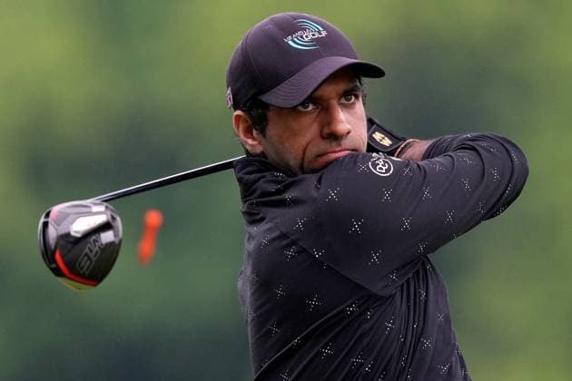 June 2, 2024, Hamilton, On, CANADA: Aaron Rai, of England, tees off on the fourth hole during the final round of the Canadian Open in Hamilton, Ont., Sunday, June 2, 2024. Canada News - June 2, 2024  - ZUMAc35_ 20240602_zaf_c35_018 Copyright: xNathanxDenettex