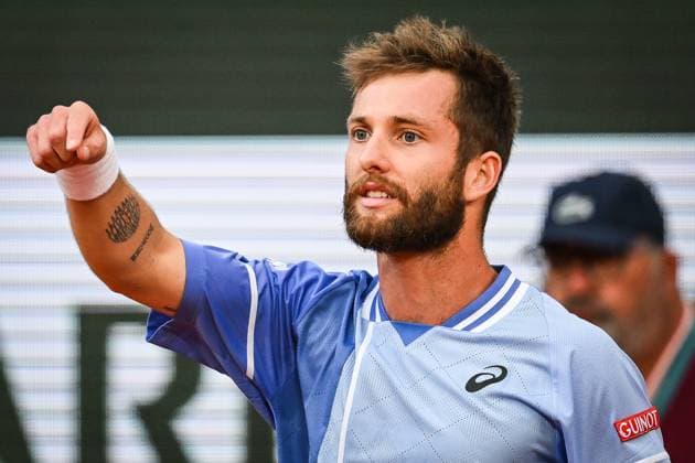 June 2, 2024, Paris, France, France: Corentin MOUTET of France during the eight day of Roland-Garros 2024, French Open 2024, Grand Slam tennis tournament at the Roland-Garros Stadium on June 02, 2024 in Paris, France. Paris France - ZUMAm308 20240602_zsp_m308_012 Copyright: xMatthieuxMirvillex