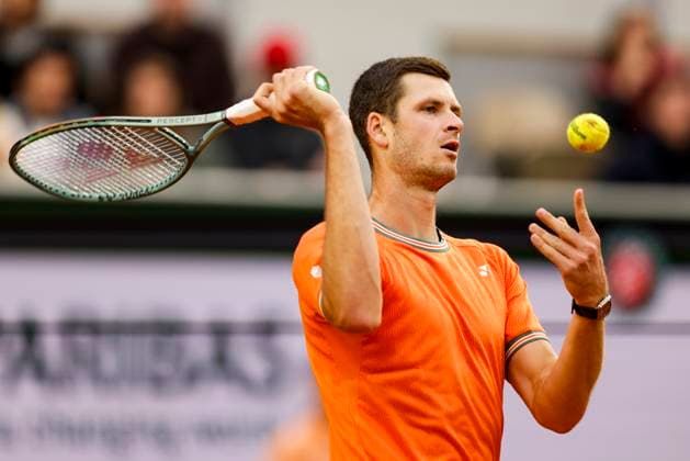 TENNIS - French Open 2024 PARIS,FRANCE,02.JUN.24 - TENNIS - ATP, Tennis Herren World Tour, French Open, Roland Garros, Grand Slam. Image shows Hubert Hurkacz (POL).  GEPAxpictures xPatrickxSteiner