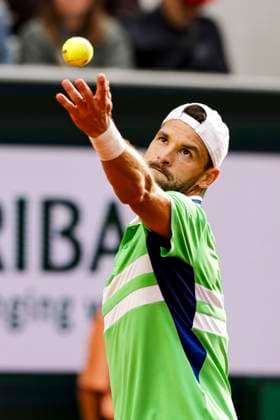 TENNIS - French Open 2024 PARIS,FRANCE,02.JUN.24 - TENNIS - ATP, Tennis Herren World Tour, French Open, Roland Garros, Grand Slam. Image shows Grigor Dimitrov (BUL).  GEPAxpictures xPatrickxSteiner