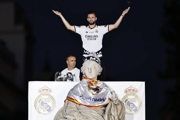 Nacho Fernandez of Real Madrid Real Madrid Celebrate Winning the UEFA Champions League, Madrid, Spain 02 Jun 2024  Copyright: xRubenxAlbarran Shutterstockx 14516799cv