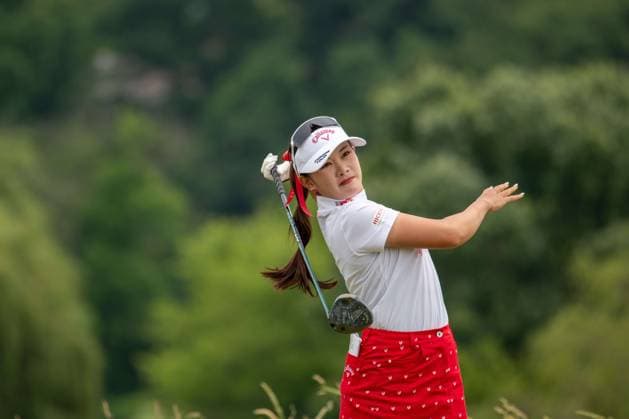 June 2, 2024, Lancaster, Pennsylvania, USA: YUI KAWAMOTO, of Japan, hits off the second tee during the third round of the U.S. Women s Open golf tournament at Lancaster Country Club. LPGA, Golf Damen 2024: U.S. Womens Open  - ZUMA 20240602_mda_m267_270 Copyright: xDavidxMusex